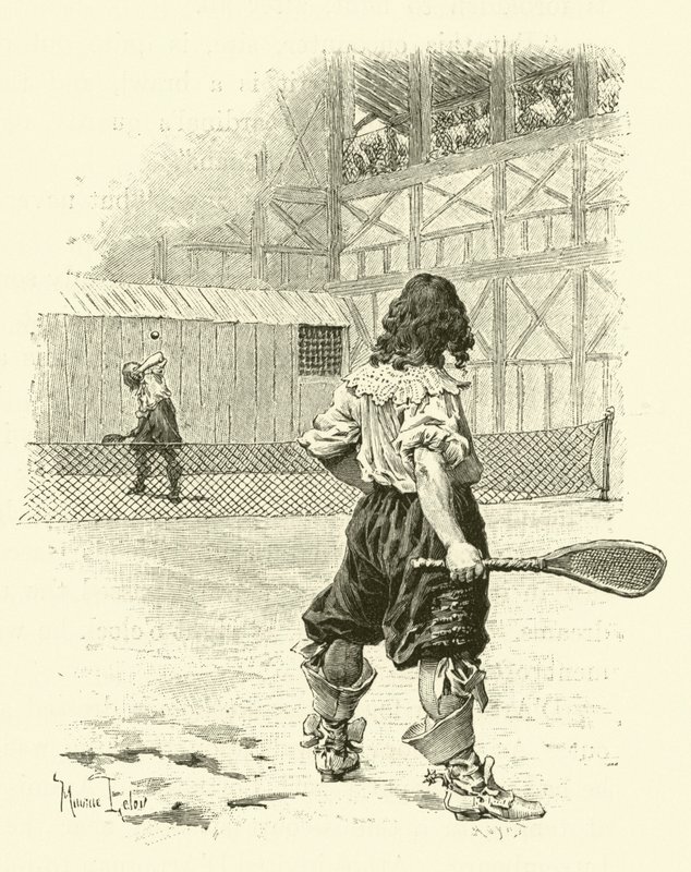 Ilustrace pro Tři mušketýři (rytina) od Maurice Leloir