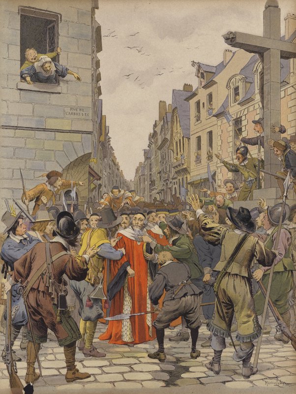 Journee des Barricades, Mathieu Mole na Croix du Trahoir od Maurice Leloir