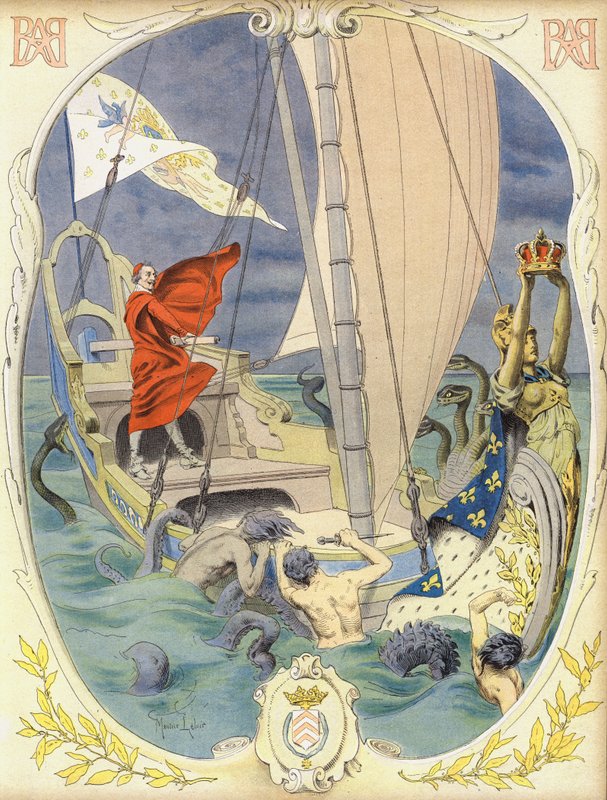 Richelieu řídí loď státu od Maurice Leloir