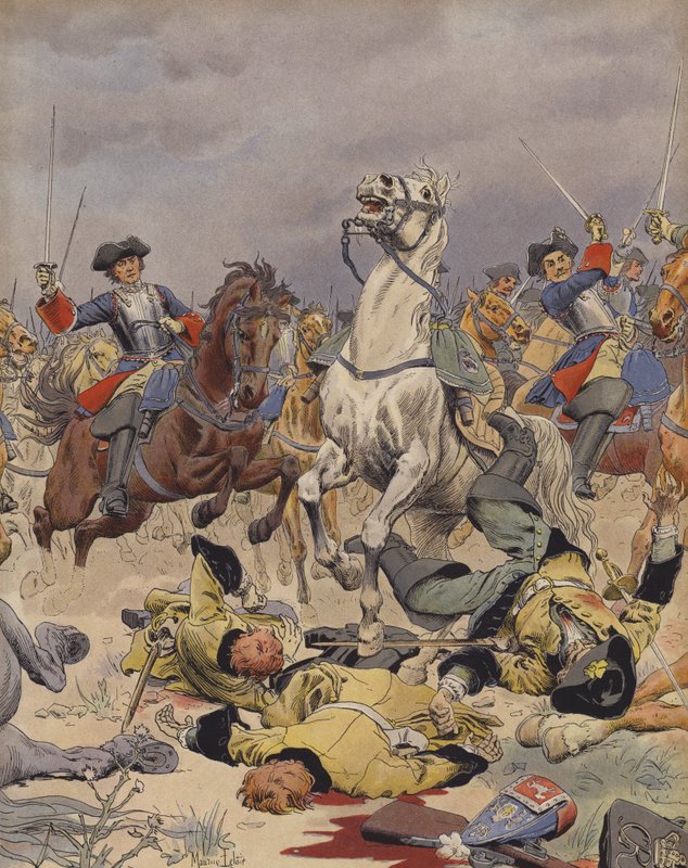Bitva u Malplaquet, poslední útok francouzské jízdy od Maurice Leloir