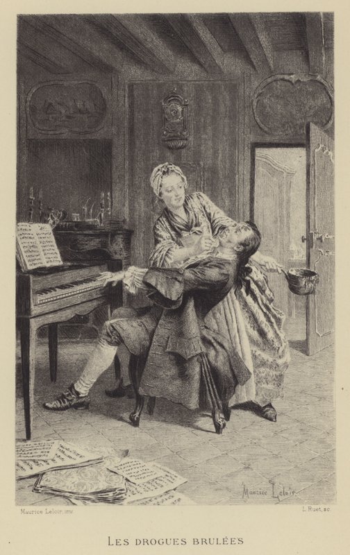Spálené drogy (hlubotisk) od Maurice Leloir