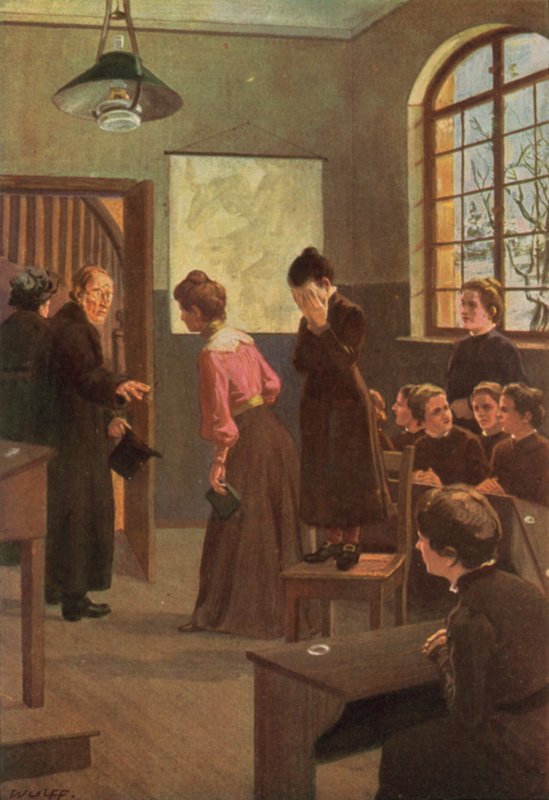 Ilustrace pro Jane Eyre od Charlotte Bronte (barevné lito) od Max Wulff