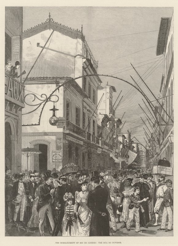 Bombardování Rio de Janeira, Rua do Ouvidor od Melton Prior