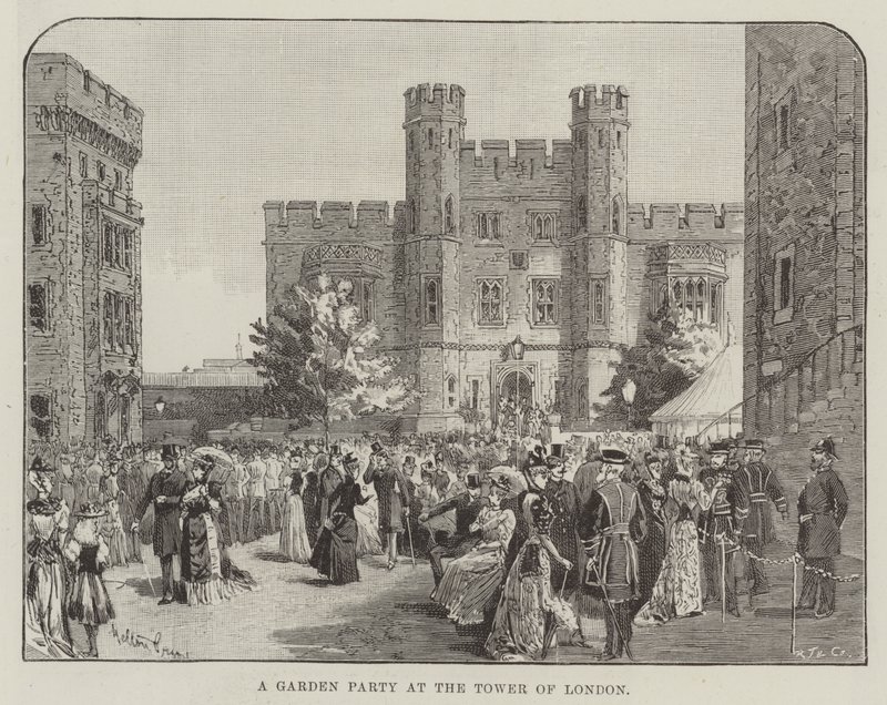 Zahradní slavnost v Tower of London od Melton Prior