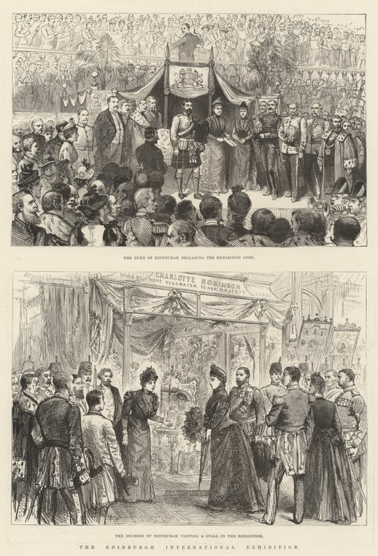 Mezinárodní výstava v Edinburghu od Melton Prior