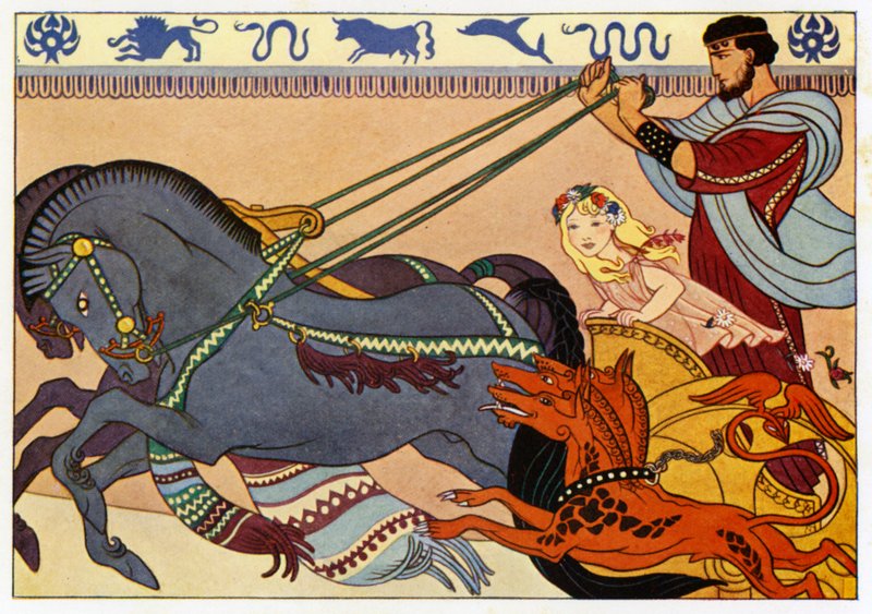 Pluto, Proserpina a Cerberus od Merlyn Mann