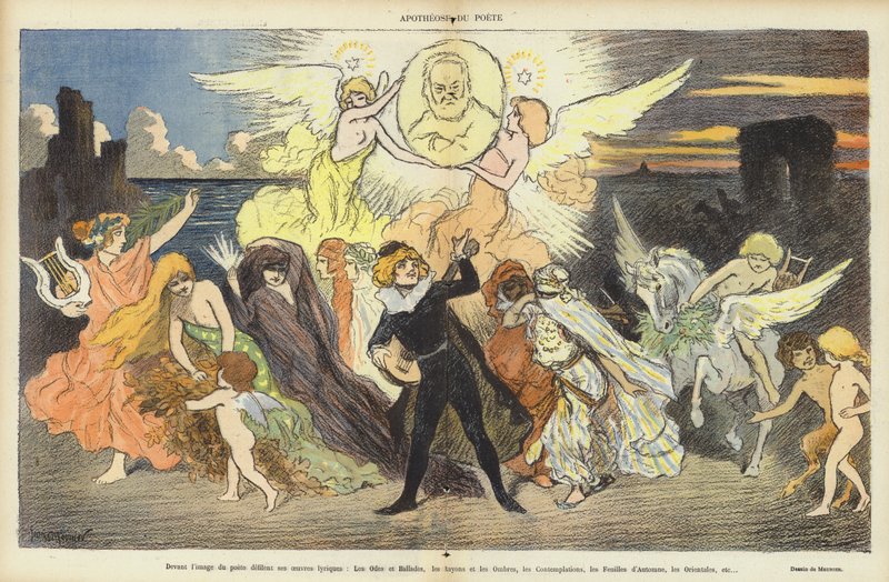 Sto let od narození Victora Huga, ilustrace pro Le Rire od Michael Burghers