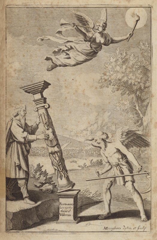 Ilustrace pro Plutarchovy životy od Michael Burghers