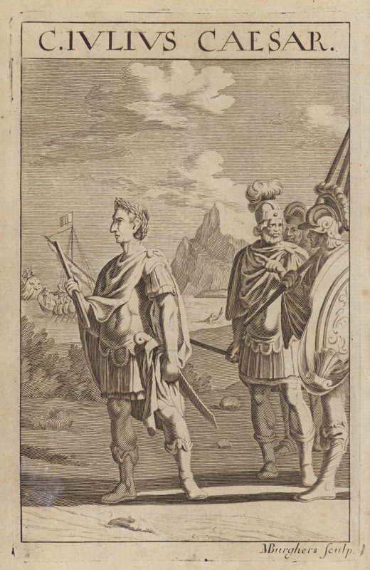 Julius Caesar, římský státník a generál od Michael Burghers