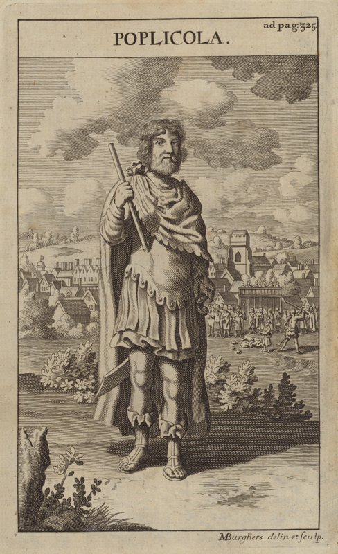 Publius Valerius Publicola, římský konzul od Michael Burghers