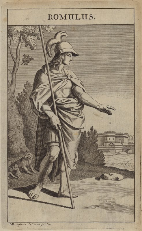 Romulus, jedno z bájných dvojčat zakladatelů Říma. od Michael Burghers