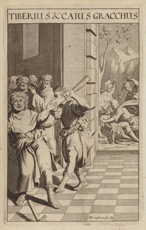 Tiberius a Caius Gracchus, římští politici od Michael Burghers
