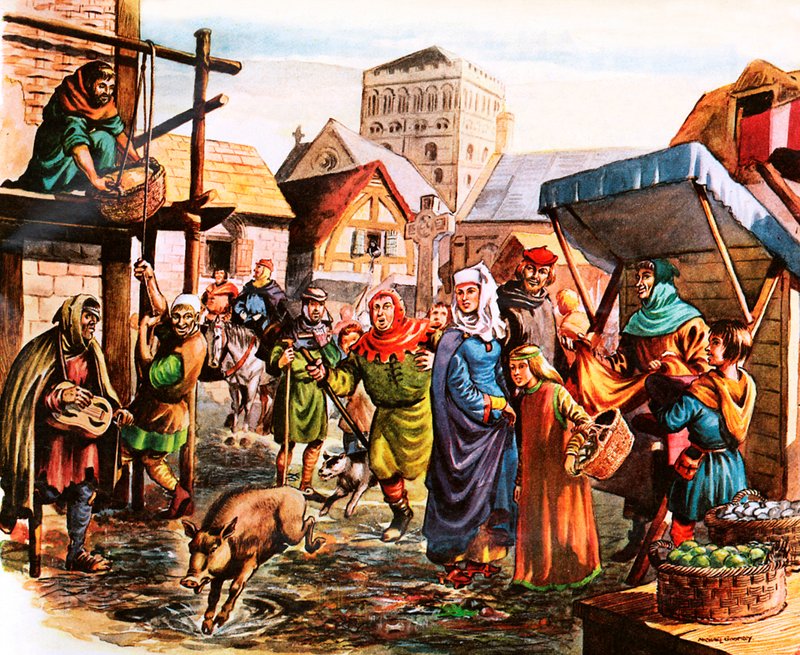 Město ve středověku od Michael Godfrey