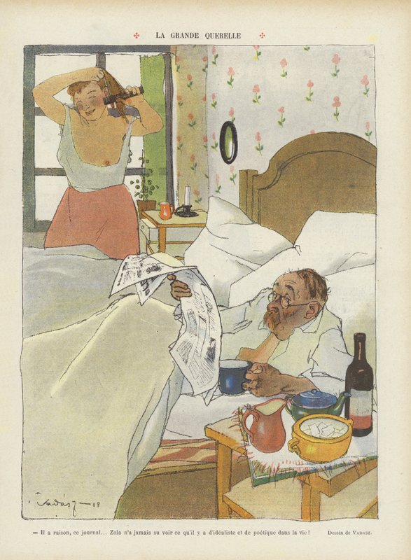 Ilustrace pro Le Rire od Miklós Vadász