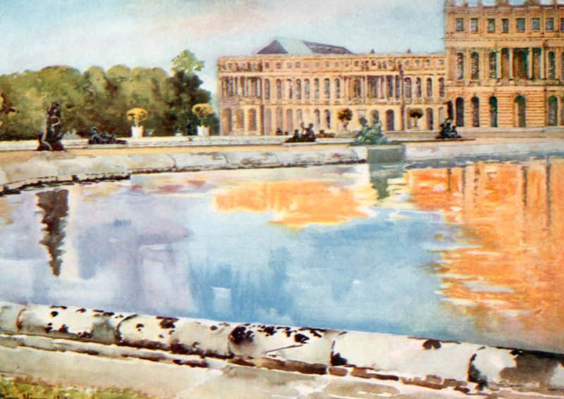 Severní křídlo paláce, z Parterre D