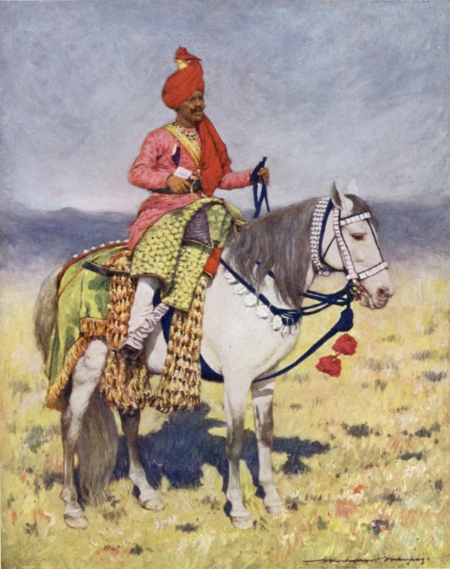 Slavný tančící kůň, Bombay Chiefs Camp od Mortimer Ludington Menpes