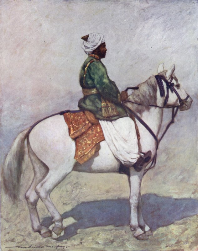Pathanský jezdec od Mortimer Ludington Menpes