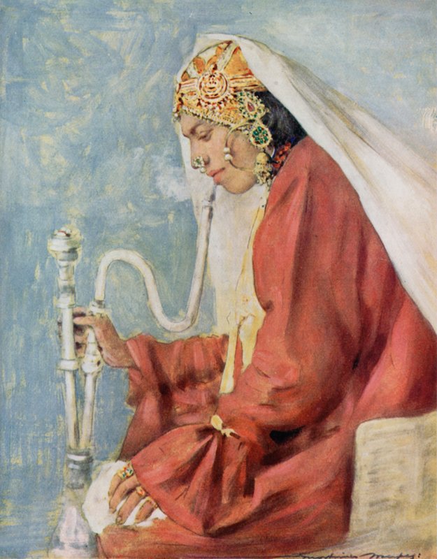 Zpívající dívka od Mortimer Ludington Menpes
