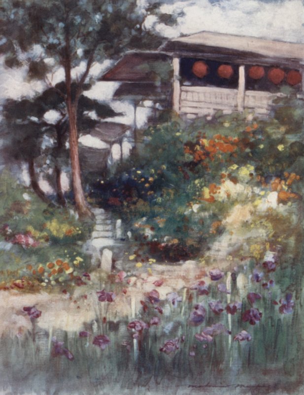 Iris Garden od Mortimer Ludington Menpes