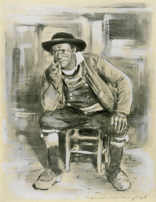 Bretonský rolník od Mortimer Ludington Menpes