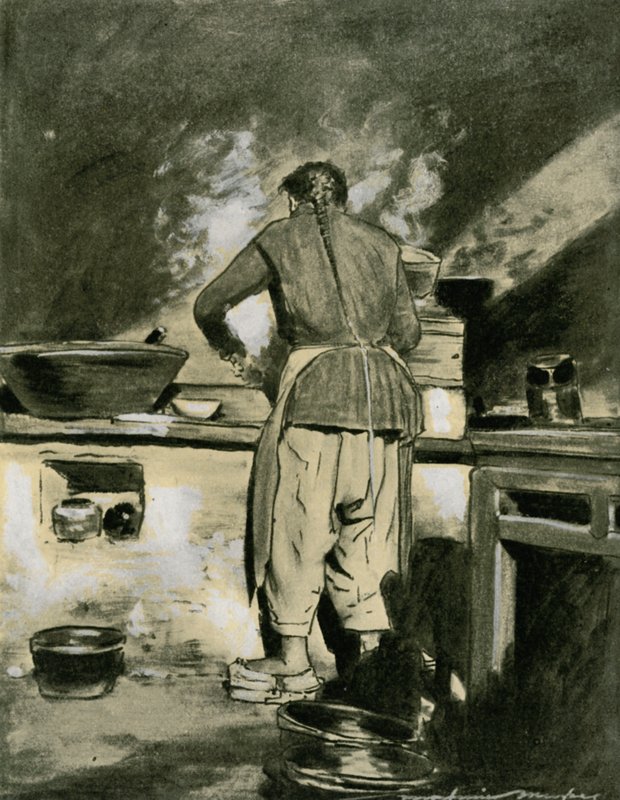Čínský kuchař od Mortimer Ludington Menpes