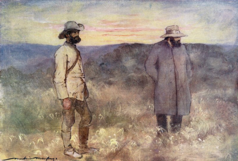 Cronje a major Albrecht od Mortimer Ludington Menpes