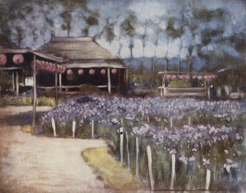 Iris Garden od Mortimer Ludington Menpes