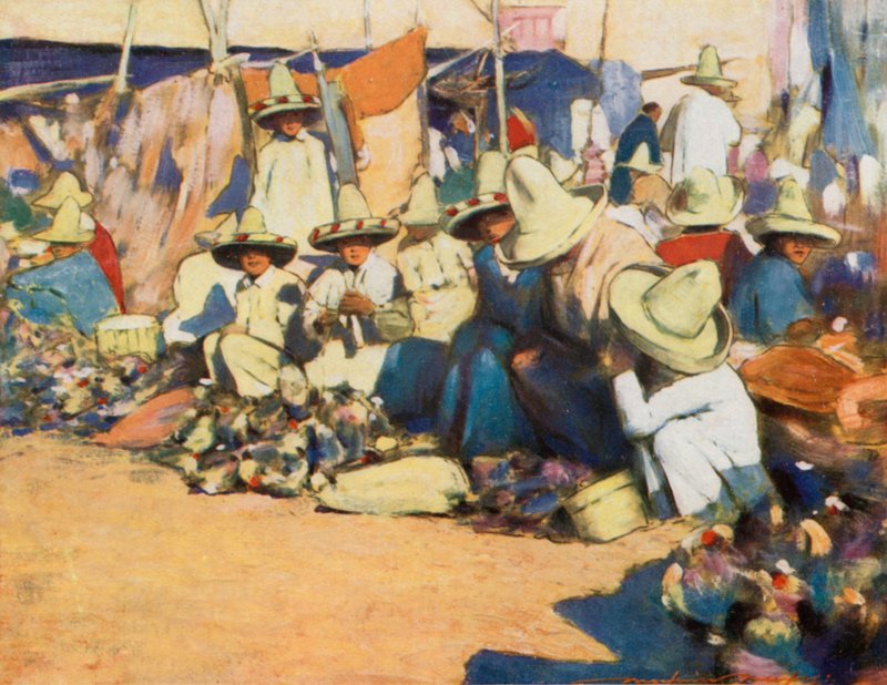 Puebla od Mortimer Ludington Menpes