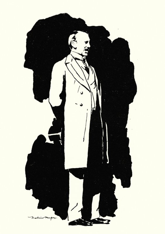 Sir Alfred Milner promlouvá k publiku na Mafeking Day od Mortimer Ludington Menpes