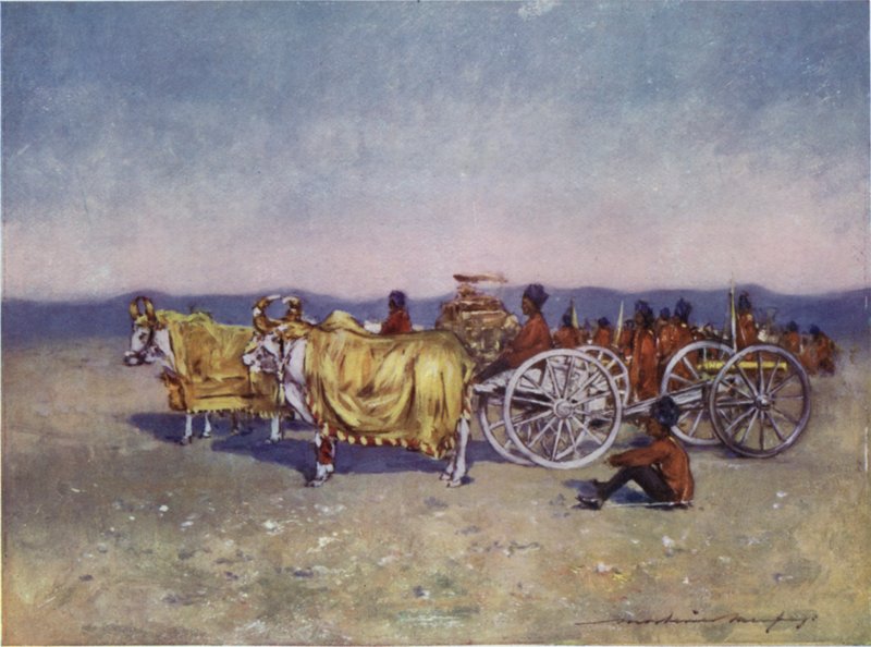Zlatá a stříbrná děla Baroda od Mortimer Ludington Menpes
