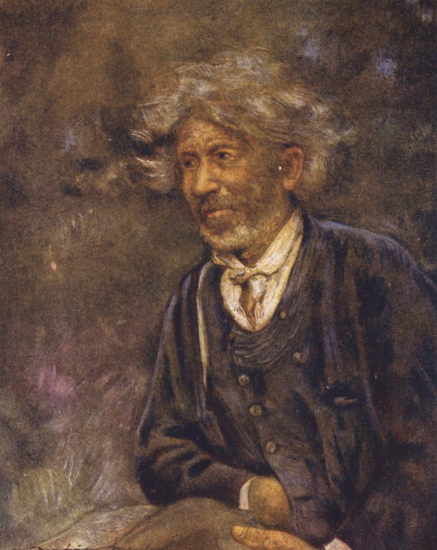 Žebrák (barevná litografie) od Mortimer Ludington Menpes