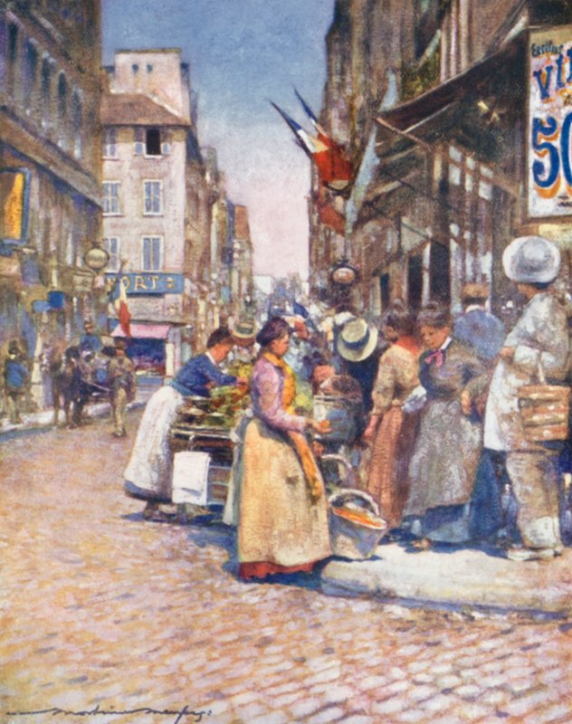 Roh na Rue de Seine od Mortimer Ludington Menpes