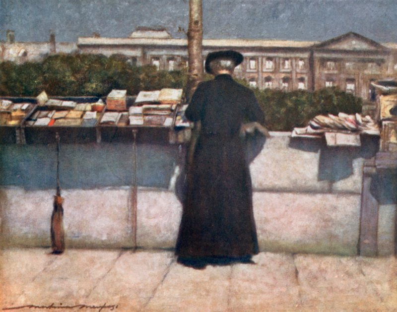 Knihkupectví na Seině od Mortimer Ludington Menpes