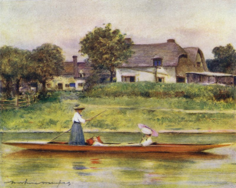 Dorchester Backwater od Mortimer Ludington Menpes