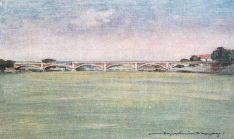 Brzy ráno na Seině od Mortimer Ludington Menpes