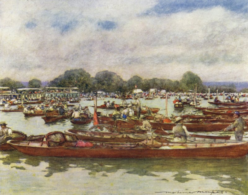 Regata Henley od Mortimer Ludington Menpes
