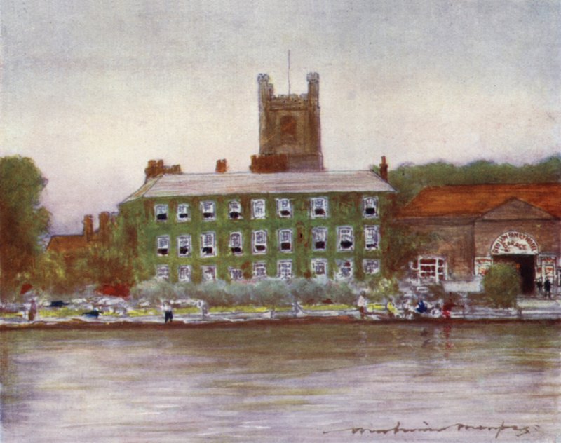 Hotel Red Lion, Henley od Mortimer Ludington Menpes