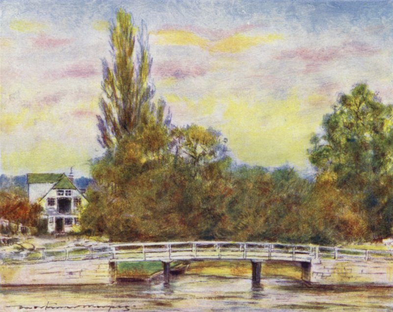 Streatley od Mortimer Ludington Menpes