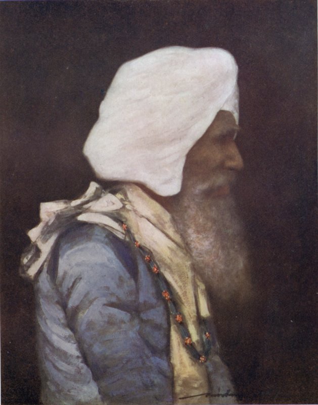Mahárádža z Nabhy (barva litho) od Mortimer Ludington Menpes