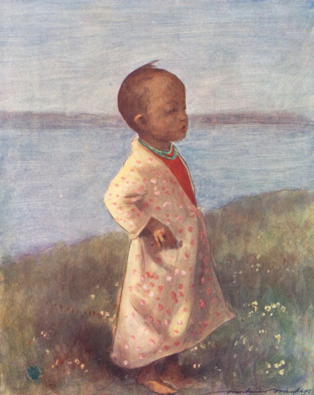 Děti světa: (barevná litografie). od Mortimer Ludington Menpes