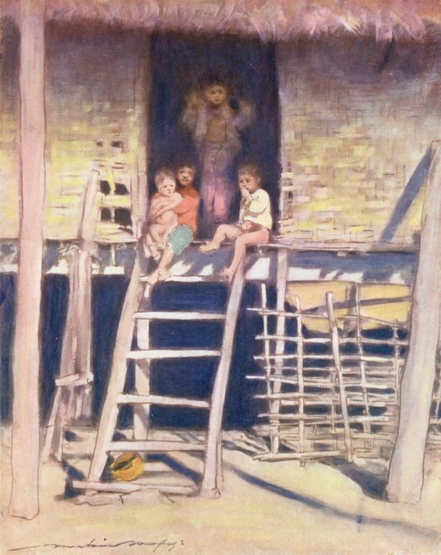 Děti světa: (barevná litografie) od Mortimer Ludington Menpes