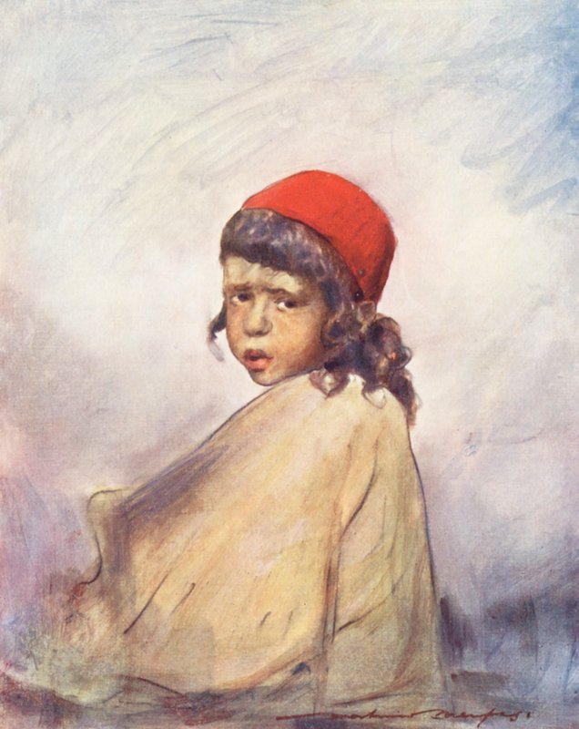 Děti světa: (barevná litografie) od Mortimer Ludington Menpes