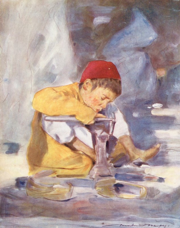 Děti světa: (barevná litografie) od Mortimer Ludington Menpes