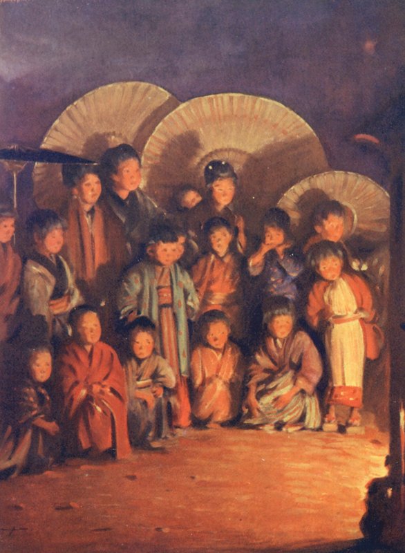 Děti světa: (barevná litografie) od Mortimer Ludington Menpes