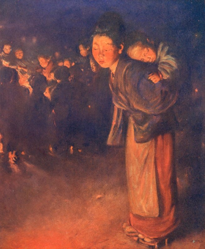 Děti světa: (barevná litografie) od Mortimer Ludington Menpes