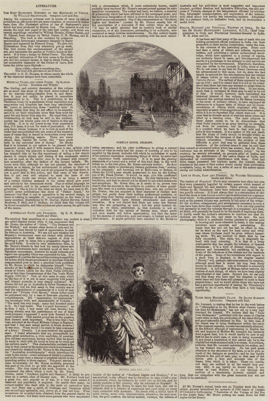 Kupec benátský od Williama Shakespeara od Myles Birket Foster