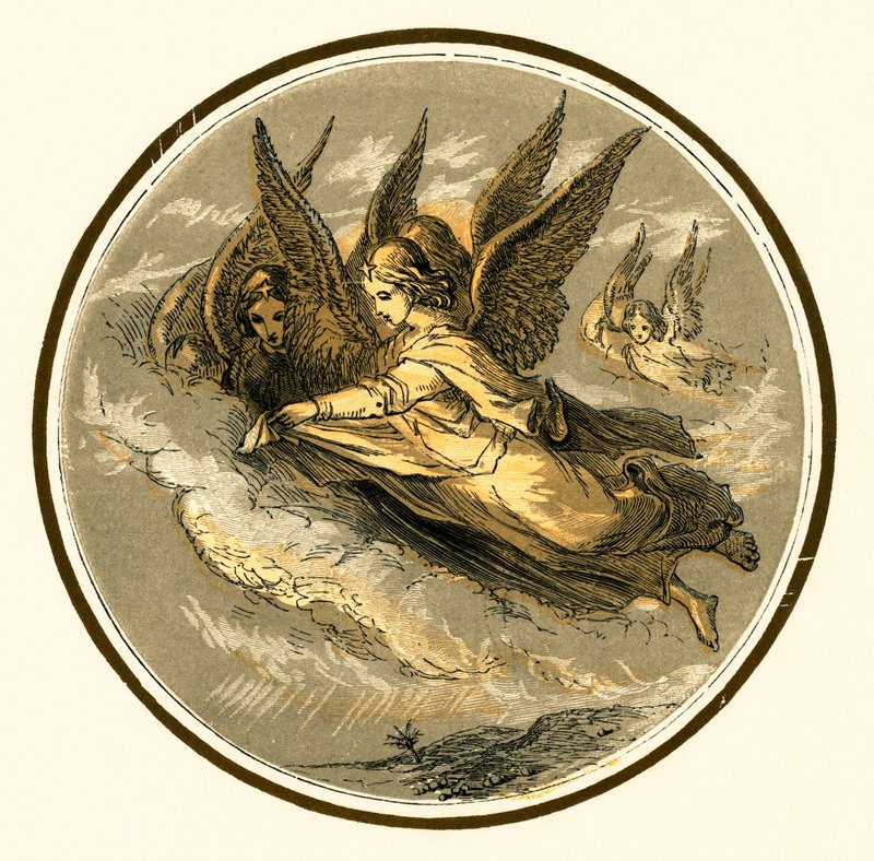 Létající andělé od Myles Birket Foster