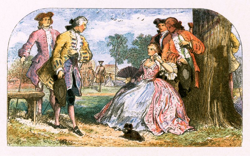 Ilustrace k filmu „Dvojí proměna“ od Myles Birket Foster
