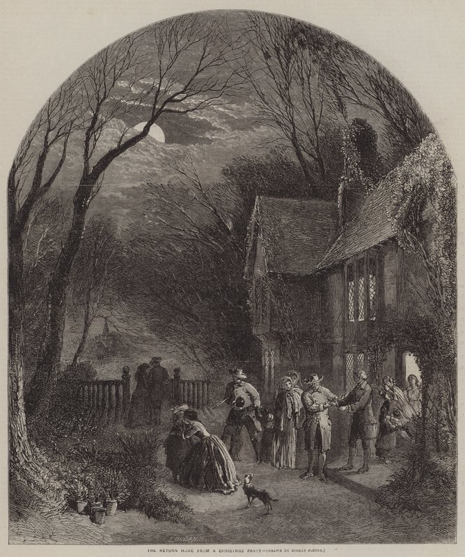 Návrat domů z vánočního večírku od Myles Birket Foster