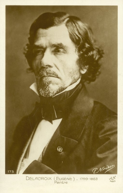 Eugene Delacroix , francouzský malíř od Nadar
